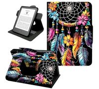 for iPad Air 5th/4th Gen 10.9" 2022/2020, iPad Pro 11 Case 2022/2021/2020, 360 Rotating PU Leather Shockproof Stand Cover with Hand Strap, Auto Wake/Sleep,Colorful Dream Catcher
