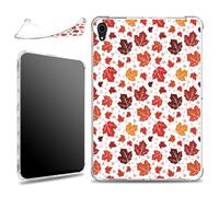 for iPad Air 5th/ Air 4th Gen (2022/2020) Case, Slim Silicone Lightweight Clear Military-Grade Corners Shock Absorbent Case Soft TPU Cover, Autumn Maples