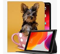 For iPad Case Fit 2018/2017 iPad 9.7 6th/5th Generation,Yorkshire Terrier Cup Puppy Case Slim Shell Cover For iPad 9.7 inch
