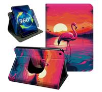 for iPad mini 5 / Mini 4 Case 7.9" Pink Flamingo Sunset Sky Stand Cover