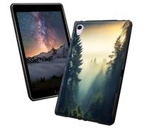 for iPad Mini 6th Generation Case with Forest and Sunset Pattern Style Design Slim Soft Lightweight TPU Rubber Shock Proof Protective Tablet Case Cover for iPad Mini 6th Generation 8.3 inch 2021