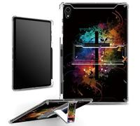 for iPad Mini 8.3" 6th Gen 2021 Model A2567 A2568 A2569 Case with Pencil Holder, Clear Military-Grade Corners Shock Absorbent Case with Built-in Kickstand Soft TPU Bumper, Faith