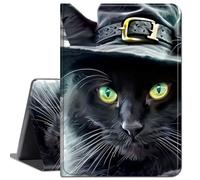for iPad Pro 11 Inch Case 2024 5th Generation (M4),Slim Lightweight Smart Shell Stand Cover with Auto Wake/Sleep for iPad Pro 11 Inch Case 2024 M4(Model: A2836/A2837/A3006),Black Cat