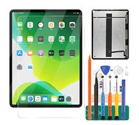 For iPad Pro 12.9 2020 4th Screen Replacement A2069 A2232 A2233 A2229 LCD Display Touch Digitizer Panel Sensor Glass Lens Kits (Original Black)