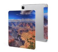 for iPad Pro 12.9" 2021 Case Cute,for Apple Pencil Holder Beauty Grand Canyon Printed Shockproof Cover,Lightweight & Multi-Angle Viewing