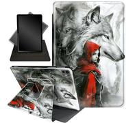 for iPad Pro 13 Inch Case M4 2024 (7th Gen) for iPad Pro 13 Case,360 Degree Rotating Stand Smart Protective Cover Case for iPad Pro 2024 Model (A2925/ A2926/A3007),Animal Wolf