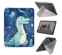 for iPad Pro 13 Inch Case M4 2024 7th Generation,Shockproof Clear with Pencil Holder Folding Y Shape Stand Cover for iPad Pro 13 Inch M4 2024 7th Gen,Sparkle Dinosaur