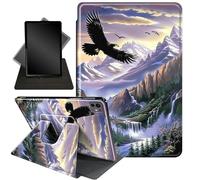 for iPad Pro 13 Inch Case M4 (2024 Model, 7th Generation),360 Degree Rotating Stand Smart Protective Cover Case,Eagles in The Sky