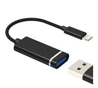 for iPad USB Adapter OTG 3.0 Cable Lightning Camera Card Reader Keyboard Photos Flash Drive Dongle Connector Mouse Transfer Memory Lighting Male for Apple for iPhone14 13 12 Pro Max Accessories Tablet