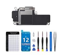 for iPhone 12 Loud Speaker Buzzer Module Replacement for iPhone 12 Pro with Assembly Loudspeaker Ringer Sound Connector Flex Cable Part Audio with Complete Repair Tools Kit for A2172 A2402 A2403 A2404