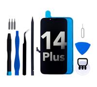 for iPhone 14 Plus Screen Replacement kit 6.7" LCD Display Touch Digitizer Assembly with Frame Adhesive and Repair Tools Compatible with A2632/A2885/A2888/A2887/A2886
