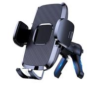 For IPhone 15 14 13 12 11 For Pro For Max TOPK Car Phone Holder Air Vent Car Phone Mount Upgrade Hook Clip Gravity Aluminum Car Cradle