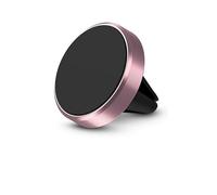 For IPhone 15 14 13 Magnet Air Vent Mount Cell Mobile Phone Support GPS Universal Magnetic Car Holder Stand Cradle(Pink)
