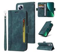 For iPhone 16 Case Premium PU Leather Shockproof Wallet Book Design Magnetic Closure Flip Folio Stand View Full Protection Cover compatible with iPhone 16 Phone Case blue