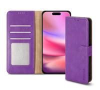 For iPhone 16 Pro Max Leather Book Flip Wallet Case