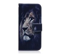 for iPhone 16 Pro Wallet Case, 3D Painted Shock-Absorption Flip Case Stand PU Leather Wallet Phone Cases Card Slots Magnetic Silicone Bumper Stand function Shockproof Cover for iPhone 16 Pro lion