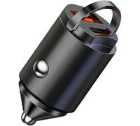 For iPhone 17 Air 17 Pro 17 Pro Max 16e 16 16 Plus Car Charger Adapter USB C 48W 12V USB Socket [USB C 30W+USB A 18W]PD3.0 Car Charger Fast Charge Cigarette Lighter USB Charger (CC019)