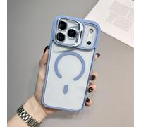 For iPhone 17 Air MagSafe Bumper Cover Phone Case With Stand Holder Blue