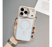 For iPhone 17 Air MagSafe Bumper Cover Phone Case With Stand Holder Pink