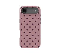 For iPhone 17 Air Tough Case, 6.5-inch - Shockproof Dual-Layer Polycarbonate Phone Cover with Silicone Liner | Gloss Finish | Drop Protection | 3D Wrap Printed Design/Burgundy Spot