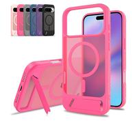 for iPhone 17 Pro Max Case with Hidden Stand, Military-Grade Protection & Ultra-Thin Matte Finish (Red,for 15)