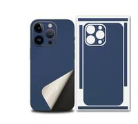 For iPhone 17 Pro Max Skin Wrap, Ultra-Thin 3M Texture Matte Carbon Fiber Full Body Protective Sticker for Minimalist Style Lovers (Sky blue)
