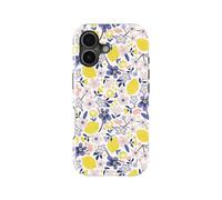 For iPhone 17 Tough Case, 6.3-inch - Shockproof Dual-Layer Polycarbonate Phone Cover with Silicone Liner | Gloss Finish | Drop Protection | 3D Wrap Printed Design/Flora Lemon