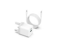 for iPhone Charger Tupneuf 25W USB C Fast Charger With 2M Cable [MFi Certified] for iPhone 15 14 13 12 11 Pro/Pro Max X XR, iPad Pro, USBC PD Wall Charging Plug UK Type C Power Adapter and 6FT Cord