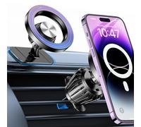 for iPhone Magsafe car Mount,【20 Strong Magnets 】Magnetic Phone Holder for Car Dashboard【 360° Rotation 】Hands Free Mag Safe Phone Mount for Car Dash Fit iPhone 15 14 13 12 Pro Max Plus MagSafe Case