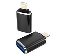 for iPhone OTG Adapter lightning male to USB Female Converter(2Pack)for 14 13 12 11 pro max 7 8 plus for iPad Data Sync dongle Camera Card Reader USB Flash Drive Mouse Keyboard U Disk Hub Connector