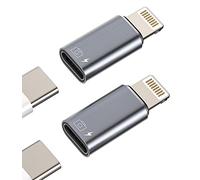 for iPhone OTG Adapter USB C Female to Lightning Male(2Pack)for Apple Charger Data Sync Dongle Type-c Camera Card Reader Flash Drive Keyboard Mouse U Disk Converter for 14 13 11 12 Pro Max Xr X Xs 8 7