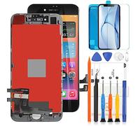 for iPHONE SE 2020 LCD Screen Replacement for iPHONE SE2 SE 2nd Generation Display Touch Assembly Parts A2296 A2275 A2298 Sensor Glass Panel Digitizer Repair Kit with Protector Film +Tools (Black)