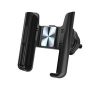 For IPhone Universal Car Phone Holder Gravity Air Vent Mount Stand Mobile Cell Phone Car Bracket Support In Car Accessories(Silver1)