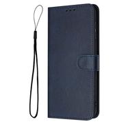 for iPhone Xr Case, Premium Leather Magnetic Wallet Phone Cases with Card Slots and Wrist Strap,Shockproof Protection Cover for iPhone Xr,blue