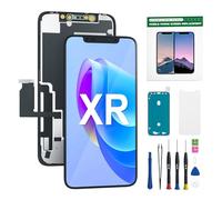 for iPhone XR Screen Replacement HD LCD 6.1" Display and 3D Touch Digitizer Assembly with Repair Tools, Waterproof Tape, Screen Protector, and True Tone