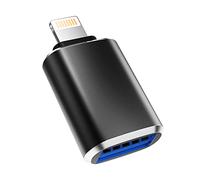 for iPhone14 pro Lightning Male to USB Female Adapter OTG 3.0 Cable USB-A Camera for Apple MFi Certified Card Reader Flash for iPad Dongle Adaptor Connector Keyboard Mouse Transfer Lighting Connecters