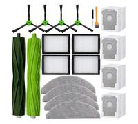 For IRobot Roomba Combo I5+ J5+ Accessory Kit - Roller Brush, Filter, Mop Pad, Vacuum Bag, Side Brush