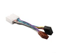 For ISO Wiring Harness Adapter for Mitsubishi, 16Pin Direct Fit for Car Stereo