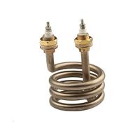 For Isuotuo 2500W 220V Electric Heating Element for Distilled Mechanical, Spiral Stainless Immersion Water Tubular Heater Element