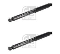 FOR ISUZU D-MAX Mk1 3.0D 4JJ1-TC 2007 REAR SHOCK ABSORBERS PAIR FEBI