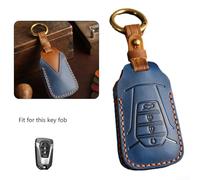For ISUZU MU X For MUX D MAX 4 Button Leather Car Remote Key Cover Case, Cowhide Material with Drop Protection and Accurate Button Placement