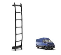 For IVECO Daily 2014+ Rhino Van Door Ladder Black