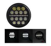 For J&eep For Wrangler TJ LJ JK CJ-7 CJ-8 1976-2016 Motorcycle Headlight 7 Inch 5.75 Inch 4.5 Inch Round High Beam Light With Headlamp Motorcycle Headlight Headlamp(1 pc 5.75 inch)