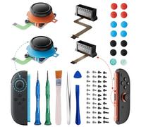 For J0yc0n2 Joystick Replacement for Nintennd0 Switch 2, Upgrade Anti-Drift Switch2 Joysticks Analog Thumbsticks「Includes a full set of tools&Screws,Thumb Caps,Magnetic Connector,Upgraded Joystick」