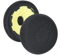 for jabra Evolve2 75 Plus Ear Pads Replacement - for premium Protein Leather Headphone Cushions with Sound Isolation Easy Install Black Pair