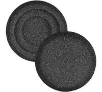For Jabra For evolve 20 20SE 30 30II 40 65 Replacement Ear Cups with Soft Sponge and Breathable Gauze Material (Black)