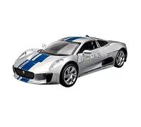 For Jaguar C-X75 1 32 Sports Car Alloy Car Model Boy Car Toy Collection Ornament Car Model Mini Replica Toys(Silver)