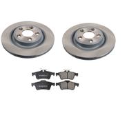 FOR JAGUAR S-TYPE 1999 - 2008 (X200) CLASSIC REAR BRAKE DISCS PADS