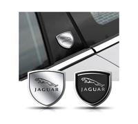 (for Jaguar, Sliver) Metal Car Exterior Decal Car Side Body Fender Window Rear Trunk Sticker For Jaguar R XEL XFL E-PACE F-PACE I-PACE XJ XF XE XK F