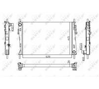 FOR JAGUAR X TYPE X400 2.2D 05 to 09 QJBA Manual Radiator 4H8005AF